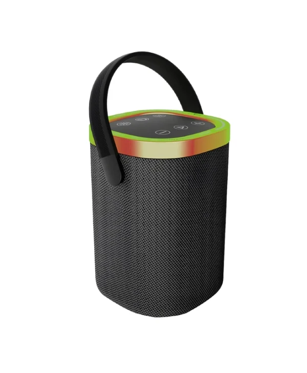 Gembird Ηχείο Bluetooth 10W με Ραδιόφωνο και Διάρκεια Μπαταρίας έως 5 ώρες Μαύρο SPK-BT-LED-06