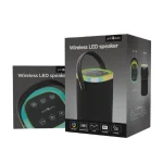 Gembird Ηχείο Bluetooth 10W με Ραδιόφωνο και Διάρκεια Μπαταρίας έως 5 ώρες Μαύρο SPK-BT-LED-06 - Image 4