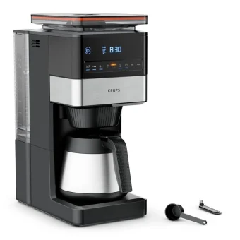 Krups Grind Aroma Xl Thermo Αυτόματη Μηχανή Espresso 1000W με Μύλο Άλεσης Καφέ KT8428 GRIND AROMA XL THERMO