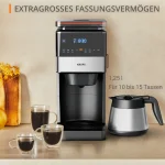 Krups Grind Aroma Xl Thermo Αυτόματη Μηχανή Espresso 1000W με Μύλο Άλεσης Καφέ KT8428 GRIND AROMA XL THERMO - Image 5