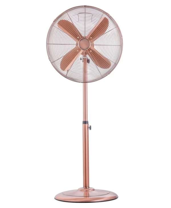 Ravanson Ανεμιστήρας Ορθοστάτης 50W Διαμέτρου 40cm Χάλκινος WT-7050M