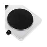 Adler Επιτραπέζια Εστία Εμαγιέ Διπλή Μαύρη AD 6520 - Image 6