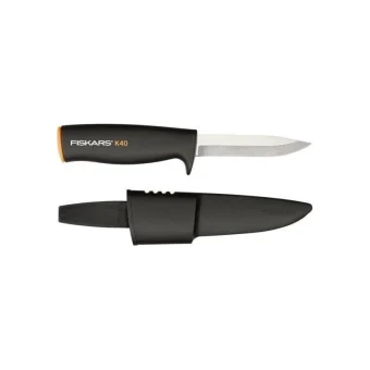 Fiskars K40 Μαχαίρι Μαύρο σε Θήκη 1001622