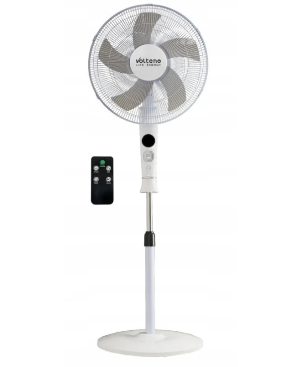 Volteno Ανεμιστήρας Ορθοστάτης 50W Διαμέτρου 40cm Λευκός 1089059