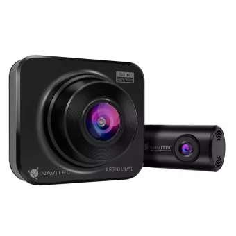 Navitel Κάμερα DVR Αυτοκινήτου 1080P Wi-Fi, GPS AR280DUAL