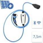 Nrgkick 32A Pure PV-User Φορητός Σταθμός Φόρτισης 22kW με Ενσωματωμένο Καλώδιο Type 2 (12701000-30001002)