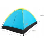 Promis Καλοκαιρινή Σκηνή Camping Igloo για 2 Άτομα 200x140x100εκ. NT60 - Image 10