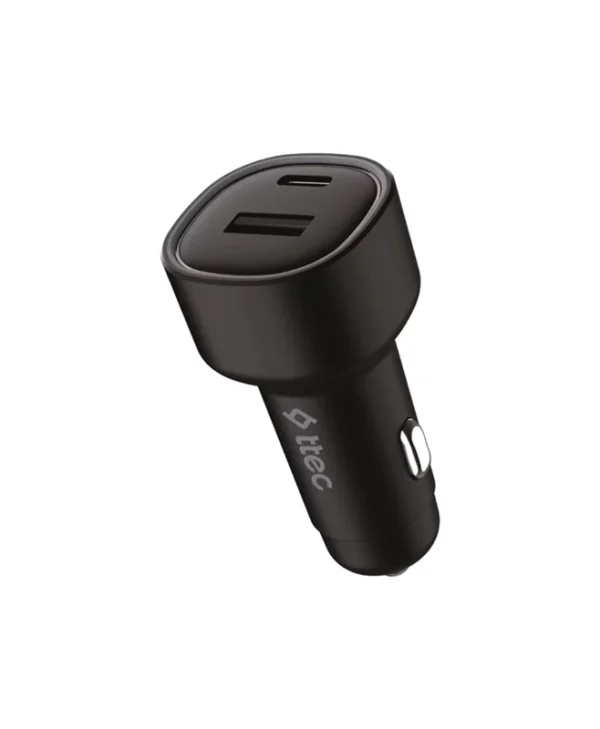 TTEC Φορτιστής Αυτοκινήτου 48W με Θύρες: 1xUSB 1xType-C 2CKP02S