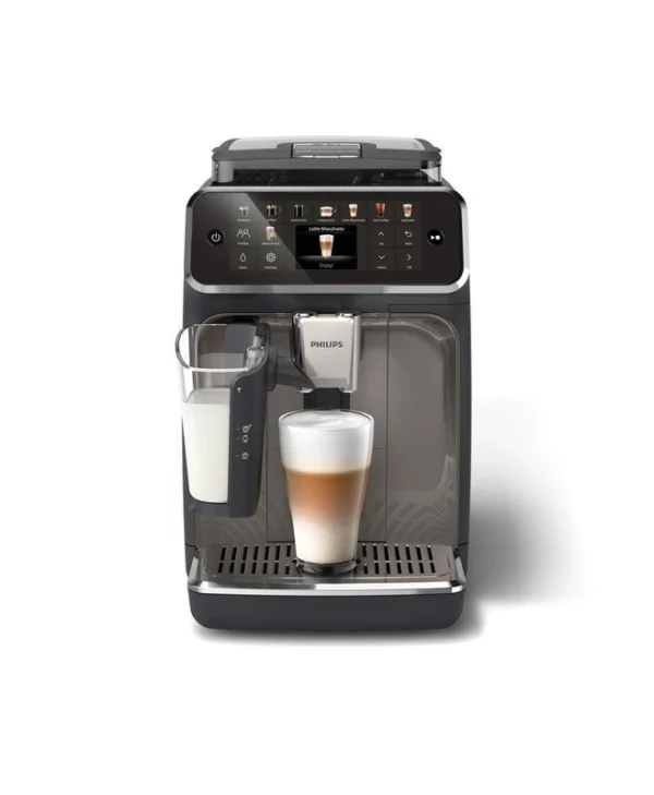 Philips Series 5500 Αυτόματη Μηχανή Espresso 1500W Πίεσης 15bar για Cappuccino με Μύλο Άλεσης Μαύρη EP5549/70