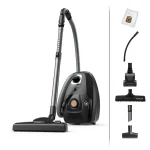 Rowenta Green Force Effitech Ηλεκτρική Σκούπα 400W με Σακούλα 4.5lt Black RO6189