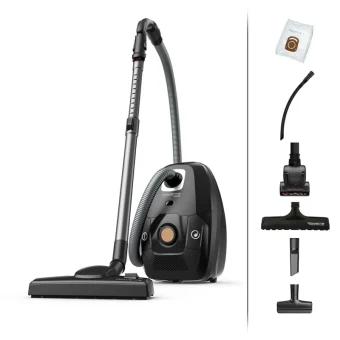 Rowenta Green Force Effitech Ηλεκτρική Σκούπα 400W με Σακούλα 4.5lt Black RO6189