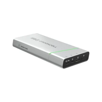 Green Cell PowerPlay Ultra 20800mAh 65W με Θύρα USB-A και 2 Θύρες USB-C Power Delivery Ασημί PBPLGC20P