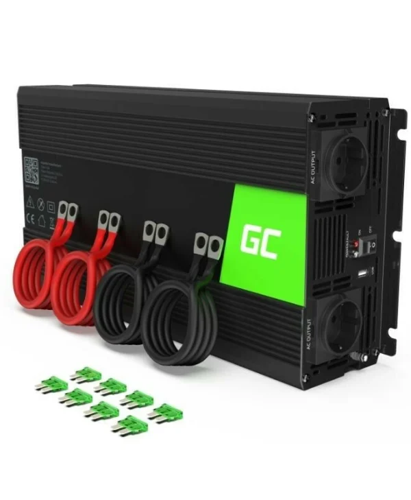 Green Cell Inverter Αυτοκινήτου για Μετατροπή 12V DC σε 230V AC με 1xUSB INV15