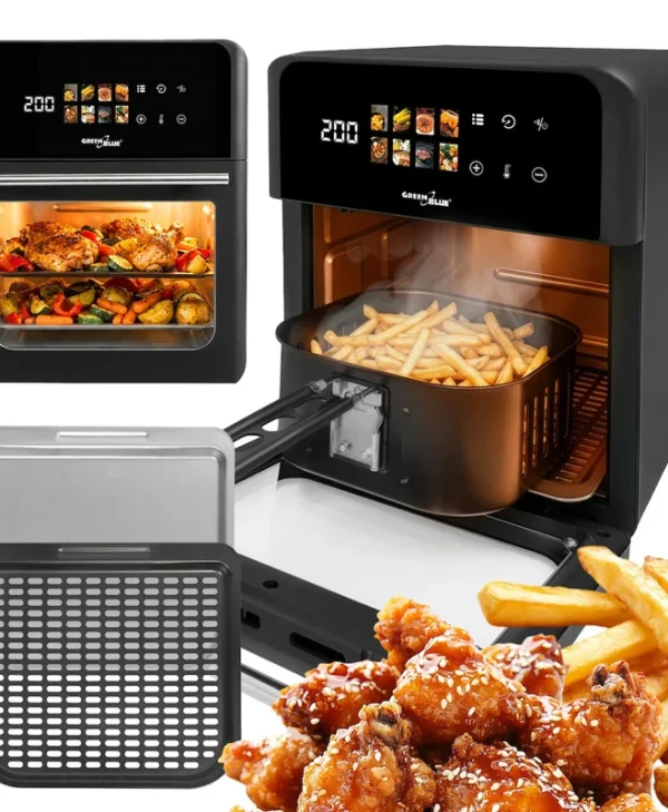Green Blue GB950 Air Fryer 10lt Μαύρο