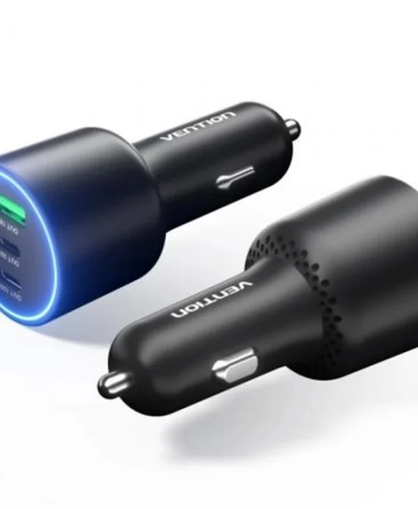 Vention Φορτιστής Αυτοκινήτου 165W με Θύρες: 1xUSB 2xType-C FFPB0