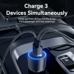Vention Φορτιστής Αυτοκινήτου 165W με Θύρες: 1xUSB 2xType-C FFPB0 - Image 3