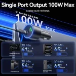 Vention Φορτιστής Αυτοκινήτου 165W με Θύρες: 1xUSB 2xType-C FFPB0 - Image 4