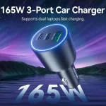 Vention Φορτιστής Αυτοκινήτου 165W με Θύρες: 1xUSB 2xType-C FFPB0 - Image 6