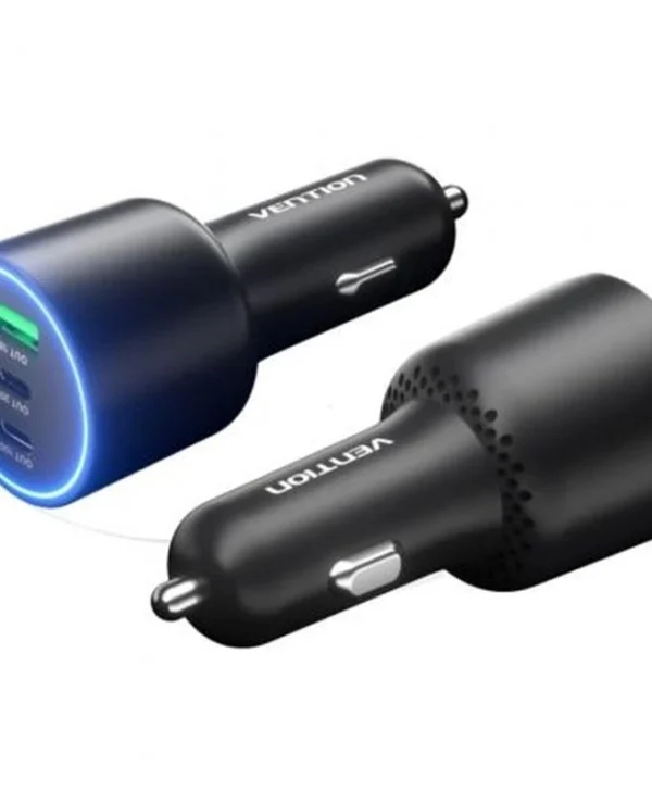 Vention Φορτιστής Αυτοκινήτου 100W με Θύρες: 1xUSB 2xType-C FFQB0