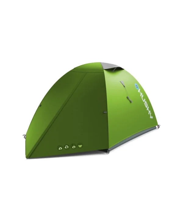 Husky Sawaj 2 Nylon Σκηνή Αποθήκευσης Igloo Πράσινη με Διπλό Πανί για 2 Άτομα 230x215x120εκ. HY-1H0-3479