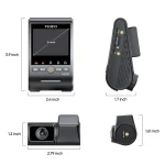 Viofo Σετ Κάμερα DVR Αυτοκινήτου 4K Wi-Fi, GPS & Κάμερα Οπισθοπορείας A329S 2CH GPS - Image 6