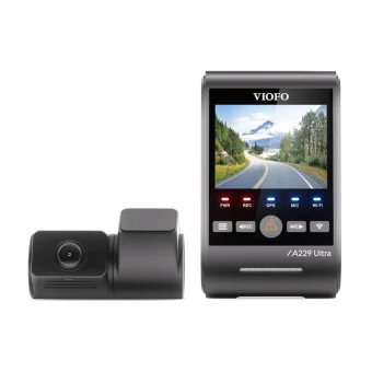 Viofo A229 Ultra 2 Σετ Κάμερα DVR Αυτοκινήτου 4K Wi-Fi, GPS & Κάμερα Οπισθοπορείας A229 ULTRA 2CH-G GPS