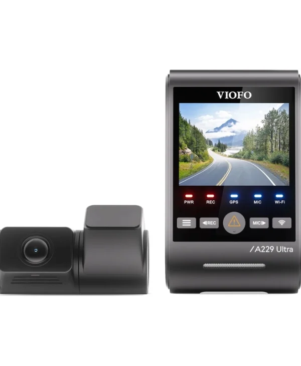Viofo A229 Ultra 2 Σετ Κάμερα DVR Αυτοκινήτου 4K Wi-Fi, GPS & Κάμερα Οπισθοπορείας A229 ULTRA 2CH-G GPS