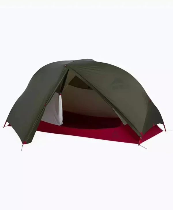 MSR Hubba 1 Καλοκαιρινή Σκηνή Camping Igloo Ορειβασίας Πράσινη με Διπλό Πανί για 1 Άτομο Αδιάβροχη 1200mm 215x76x97εκ. 36495967