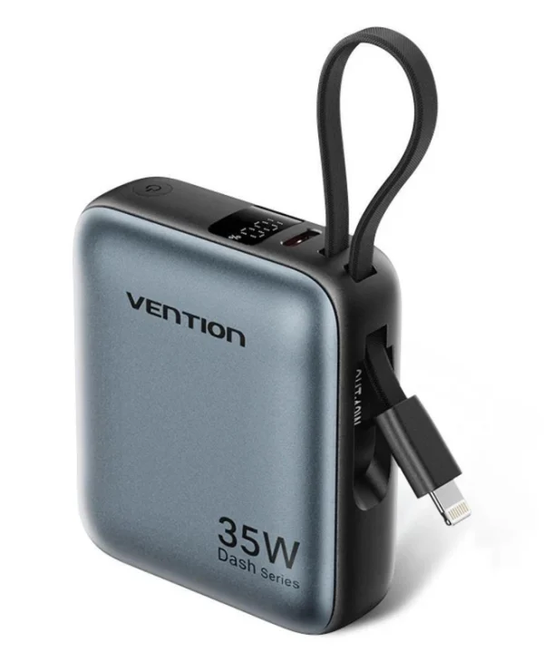 Vention FHF Power Bank 10000mAh 35W με Θύρα USB-C Power Delivery Γκρι FHFN0