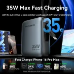 Vention FHF Power Bank 10000mAh 35W με Θύρα USB-C Power Delivery Γκρι FHFN0 - Image 5