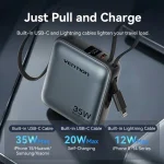 Vention FHF Power Bank 10000mAh 35W με Θύρα USB-C Power Delivery Γκρι FHFN0 - Image 7