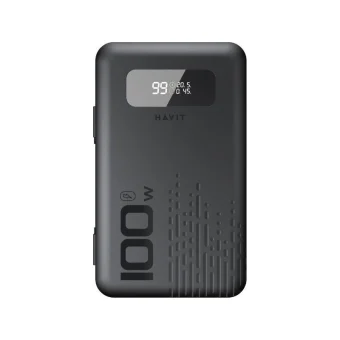 Havit Power Bank 20000mAh 100W Μαύρο PB5212