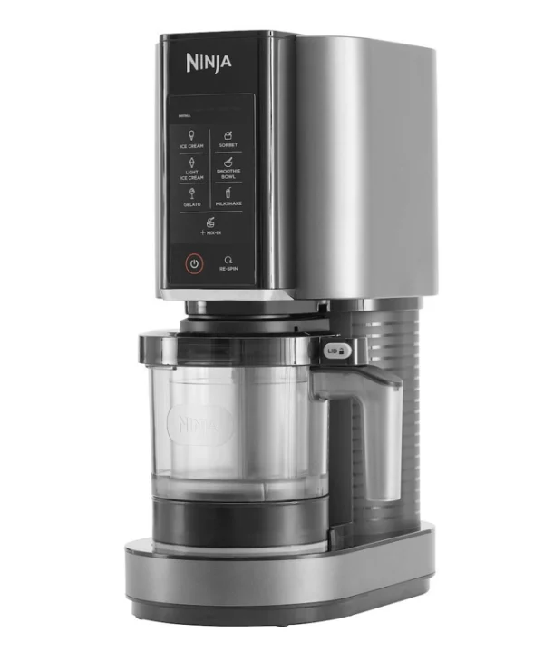 Ninja CREAMi Ice Cream & Frozen Dessert Maker Παγωτομηχανή 2x473ml Black / Silver NC302EU