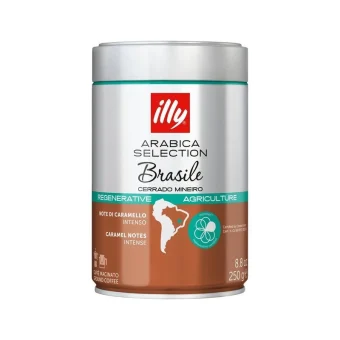 Illy Καφές Espresso Μονοποικιλιακός Arabica Brazil Selection σε Κόκκους 250gr A116