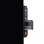 Maclean Energy Θερμοπομπός Δαπέδου 600W με Ηλεκτρονικό Θερμοστάτη και WiFi 100x55cm Μαύρο 370326 - Image 3