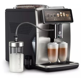 Saeco SM8885/00 Αυτόματη Μηχανή Espresso 1500W Πίεσης 15bar για Cappuccino με Μύλο Άλεσης Μαύρη 310692