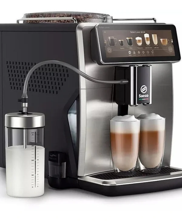 Saeco SM8885/00 Αυτόματη Μηχανή Espresso 1500W Πίεσης 15bar για Cappuccino με Μύλο Άλεσης Μαύρη 310692