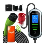 Qoltec Φορητός Σταθμός Φόρτισης 22kW με Ενσωματωμένο Καλώδιο Type 2 (52437) - Image 3