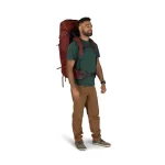 Osprey Aether Ορειβατικό Σακίδιο 65lt Αδιάβροχο Κόκκινο Expedition 640348 - Image 2