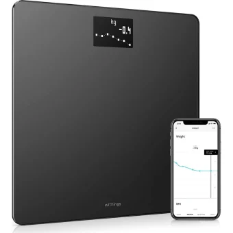 Withings WBS06 Smart Ζυγαριά 180kg Μαύρη WBS06 black