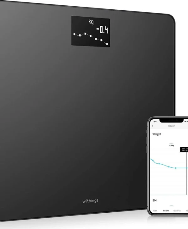 Withings WBS06 Smart Ζυγαριά 180kg Μαύρη WBS06 black