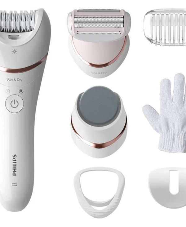 Philips Epilator Series 8000 Σετ Αποτρίχωσης Epilator για το Σώμα BRE730/00 BRE730/10