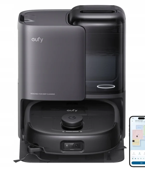 Eufy Omni E25 Σκούπα Ρομπότ με Χαρτογράφηση Laser & Απορρόφηση 20000Pa Μαύρη T2353G11