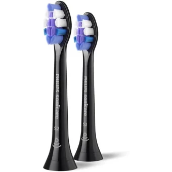 Philips Sonicare S2 Sensitive Ανταλλακτικές Κεφαλές για Ηλεκτρική Οδοντόβουρτσα Black HX6052/88 2τμχ