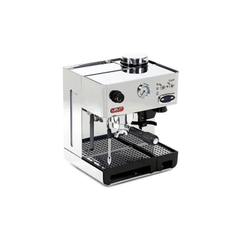 Lelit Macchine Caffè Pl042TEMD Anita Αυτόματη Μηχανή Espresso 1200W Πίεσης 15bar με Μύλο Άλεσης Ασημί K136-00R
