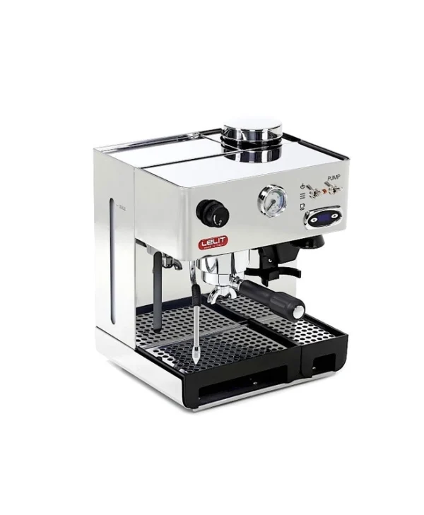 Lelit Macchine Caffè Pl042TEMD Anita Αυτόματη Μηχανή Espresso 1200W Πίεσης 15bar με Μύλο Άλεσης Ασημί K136-00R