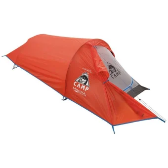 Camp Minima 1SL Σκηνή Camping Τούνελ Ορειβασίας Πορτοκαλί με Διπλό Πανί 3 Εποχών για 1 Άτομο Αδιάβροχη 2000mm 92x290x63εκ. 227632