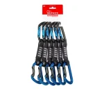 Dmm Shadow Quickdraw Climbing Quickdraws 12 Cm 6-pack Titanium Blue 228120