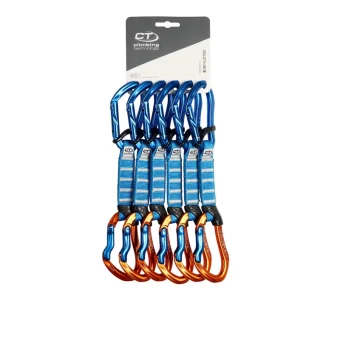 Climbing Technology Skylotec Morfo Set Ul Pro 12 Cm Climbing Quickdraws 6-pack Blue Orange 553682