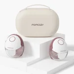 Momcozy Pump Ηλεκτρικό Διπλό Θήλαστρο Κόκκινο 180ml BP324-NR71BA-A